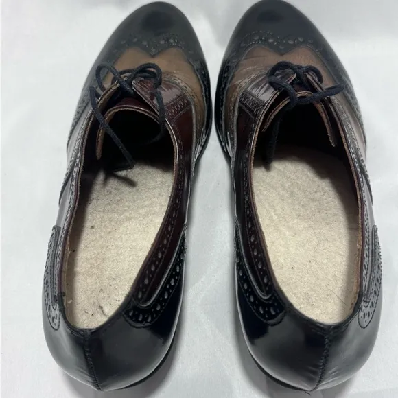 FIDJI WOMEN’S SOFT ITALIAN LEATHER OXFORDS. SOFT INSOLES ADDED SIZE 37 (7.5 US)