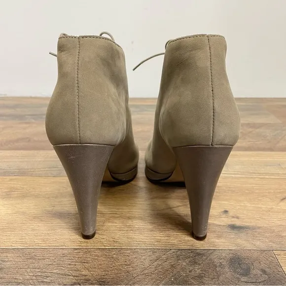 Filippa K Peep Toe Lace Up Booties Size 37