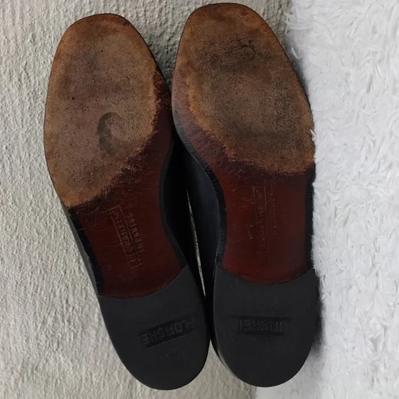 Florsheim Imperial Black Leather Upper Almond Toe Slip-On Dress Loafer Shoe