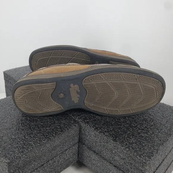 Florsheim Lakeside Slip on Brown Leather Boat Shoes Mens Size 10.5 M