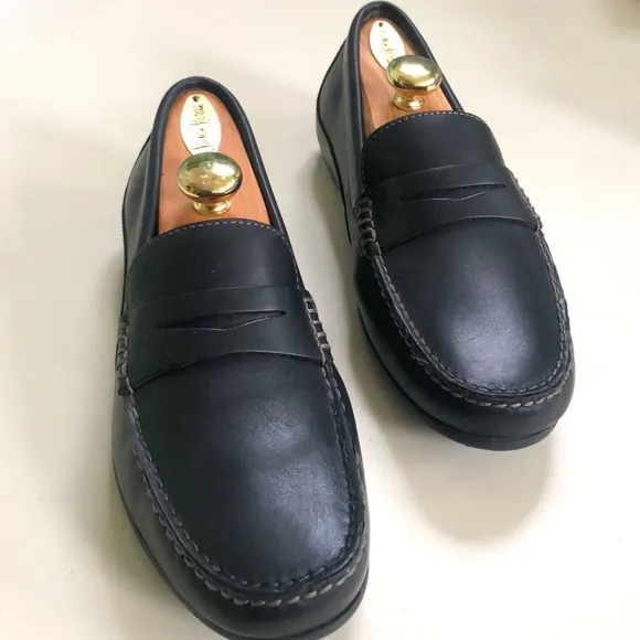 Florsheim Men's Leather Shoes Black 7.5M