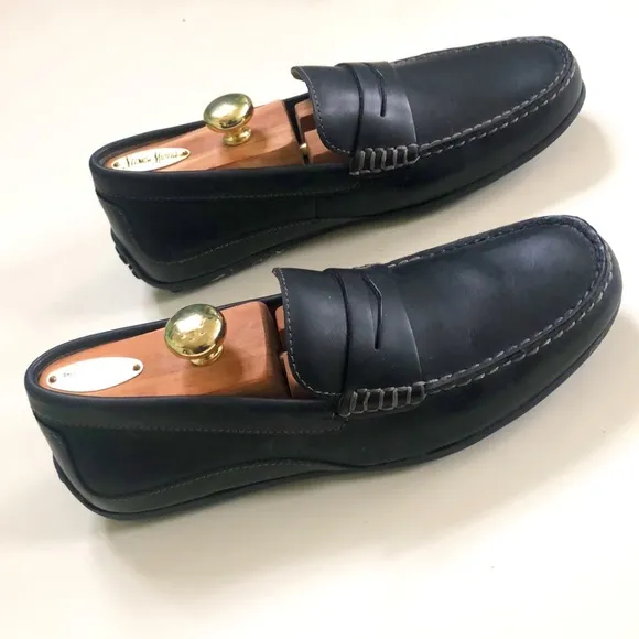 Florsheim Men's Leather Shoes Black 7.5M