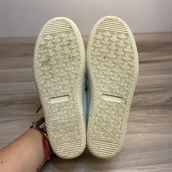 FLY London Suede Lace Up Shoes Stot Light Blue Size 38 US 7.5-8