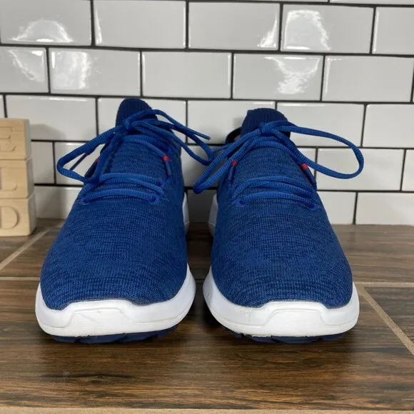 FootJoy Flex XP Mens Size 8 Golf Shoes Blue VersaTrax Spikeless Sneaker