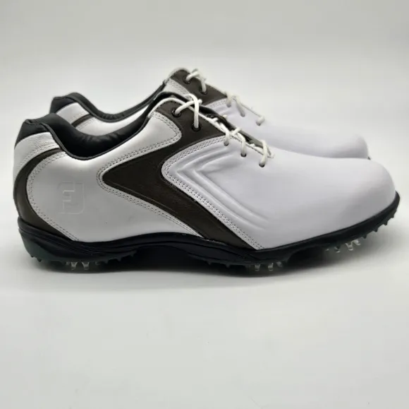 FootJoy Hydrolite Lace Up Oxford Golf Shoes Leather White 50024 Mens Size 8.5