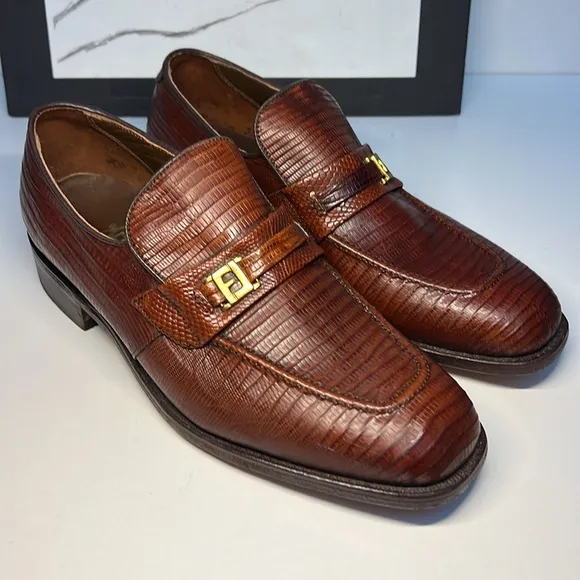 FootJoy  Lizard, skin, leather shoes.Llike New Men’s Size 7.5 D