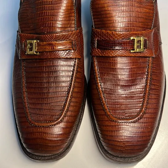 FootJoy  Lizard, skin, leather shoes.Llike New Men’s Size 7.5 D