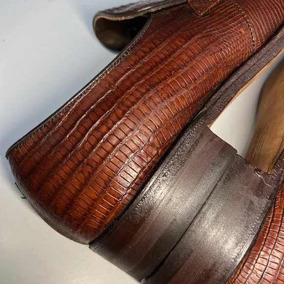 FootJoy  Lizard, skin, leather shoes.Llike New Men’s Size 7.5 D