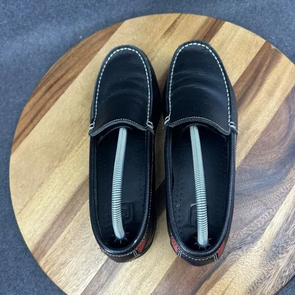 Footjoy Men Club Casuals Black Slip On Loafers Shoes 79072 Size 9 M Golf