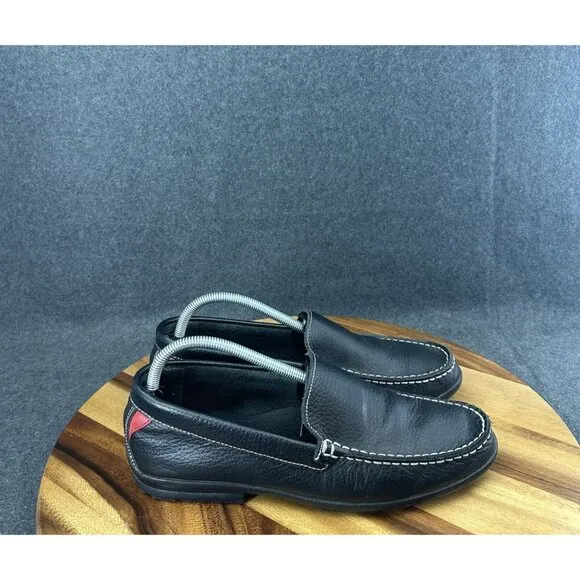Footjoy Men Club Casuals Black Slip On Loafers Shoes 79072 Size 9 M Golf