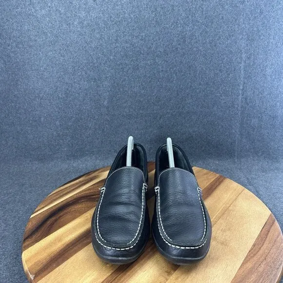 Footjoy Men Club Casuals Black Slip On Loafers Shoes 79072 Size 9 M Golf