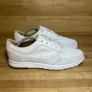 FootJoy Pro SL  Spikeless Golf Shoes 54517 Suede Mens Size 9M Light Gray