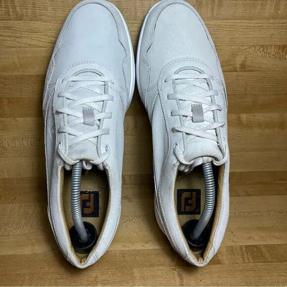 FootJoy Pro SL  Spikeless Golf Shoes 54517 Suede Mens Size 9M Light Gray