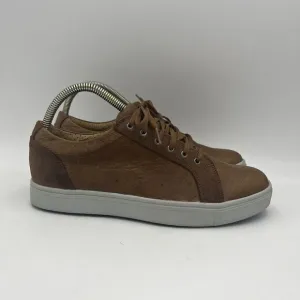 FootJoy Sz 8 Club Casuals Blucher Spikeless Cognac Leather Lace Up Golf Shoes