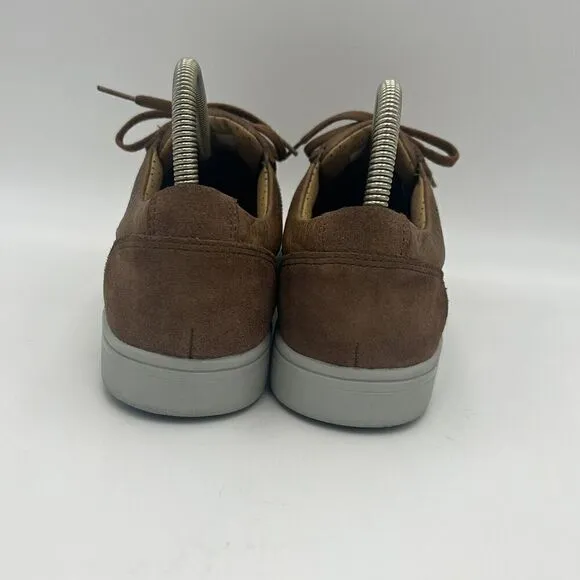 FootJoy Sz 8 Club Casuals Blucher Spikeless Cognac Leather Lace Up Golf Shoes
