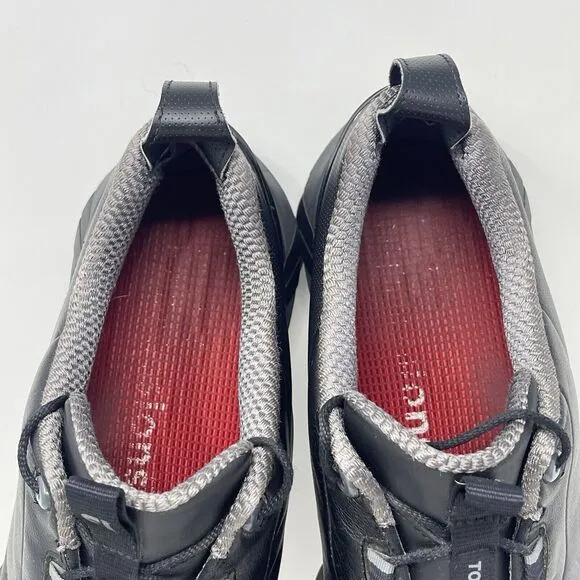 FootJoy Tour Alpha Golf Shoes 55507 Mens 14 M Black Gray Leather Soft Spikes