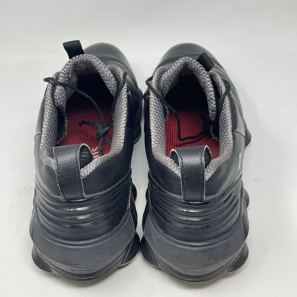 FootJoy Tour Alpha Golf Shoes 55507 Mens 14 M Black Gray Leather Soft Spikes
