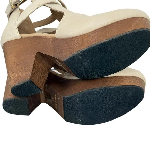Free People Cedar Clog Platform Cutout Shoes Afterglow Size 36 / 6 NEW