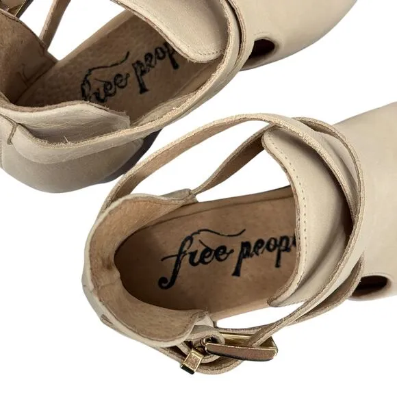 Free People Cedar Clog Platform Cutout Shoes Afterglow Size 36 / 6 NEW