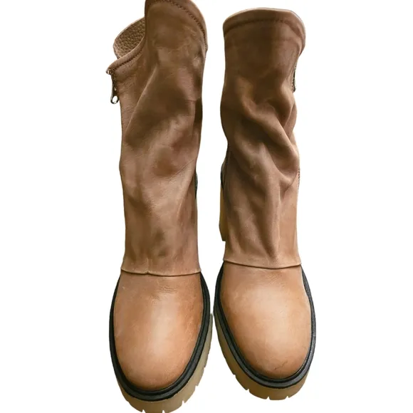 Free People Jack Zip Ankle Boots Size 39.5