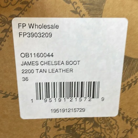 Free People James Chelsea Heeled Boots in Tan Leather