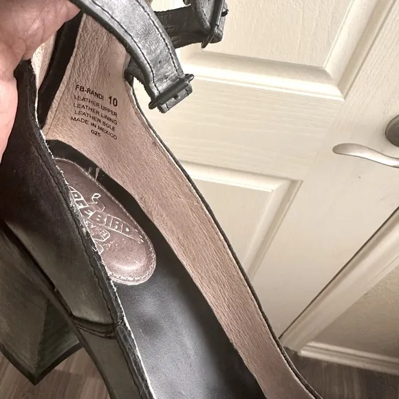 Freebird Randy leather 3 buckle Ankle Strap shoe