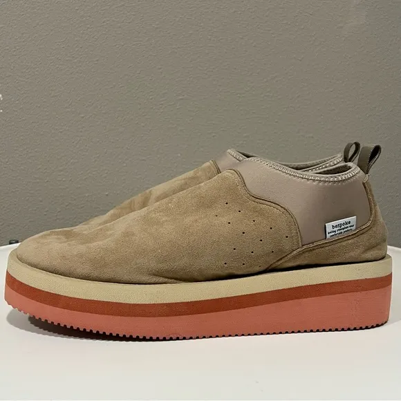 Fumito Ganryu Suicoke Vibram Suede Fur Bespoke Slip On Shoes Sz 10 EU 43