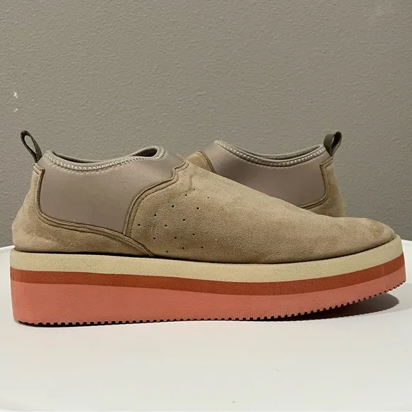 Fumito Ganryu Suicoke Vibram Suede Fur Bespoke Slip On Shoes Sz 10 EU 43