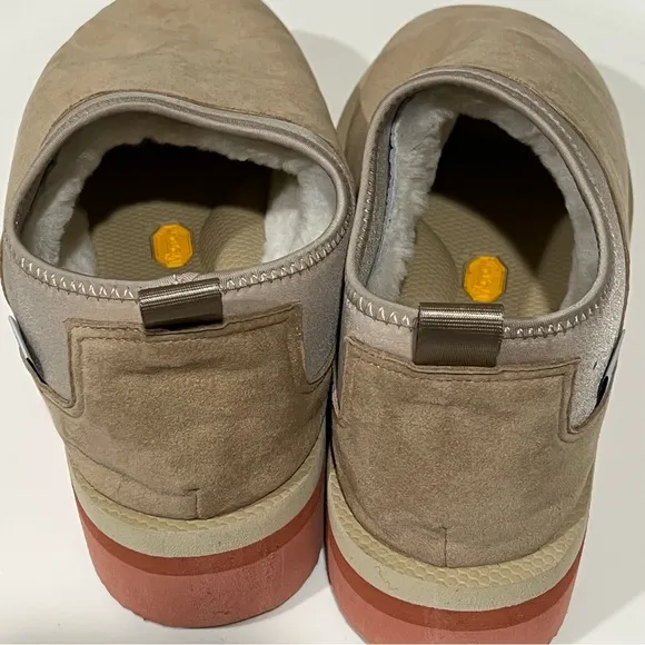 Fumito Ganryu Suicoke Vibram Suede Fur Bespoke Slip On Shoes Sz 10 EU 43