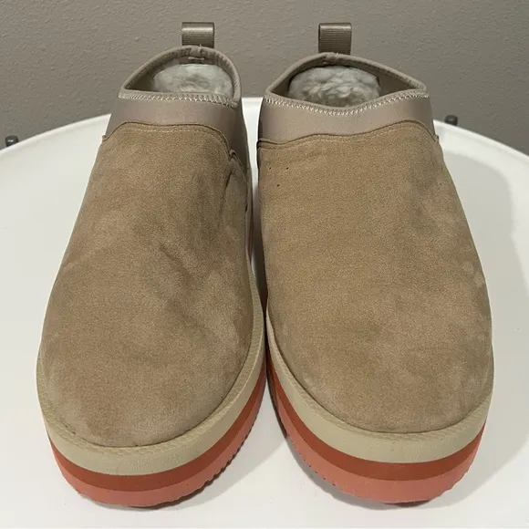 Fumito Ganryu Suicoke Vibram Suede Fur Bespoke Slip On Shoes Sz 10 EU 43