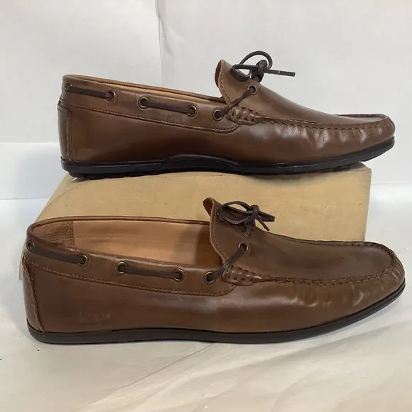 GBX Mens Henley Leather Boat Shoes size 11