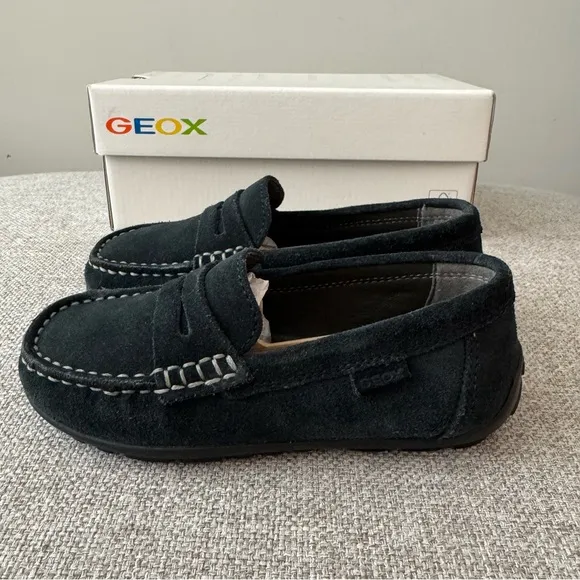 Geox Toddler Boy Navy Suede Loafers