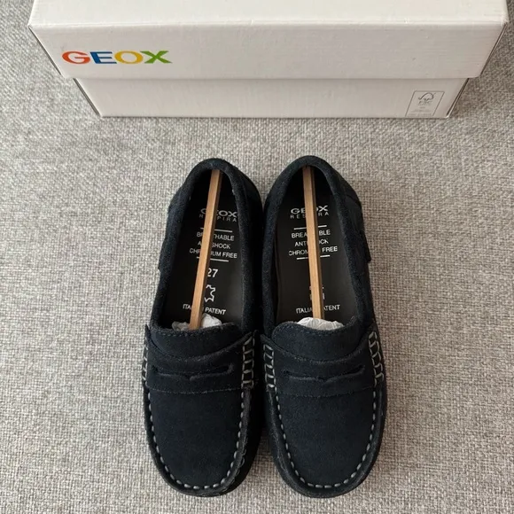 Geox Toddler Boy Navy Suede Loafers