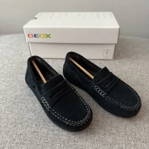 Geox Toddler Boy Navy Suede Loafers
