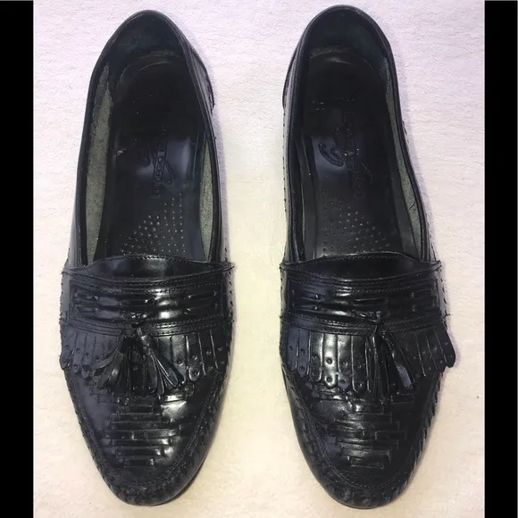 Giorgio Brutini Black Loafers Sz 10 D