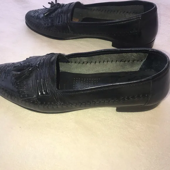 Giorgio Brutini Black Loafers Sz 10 D