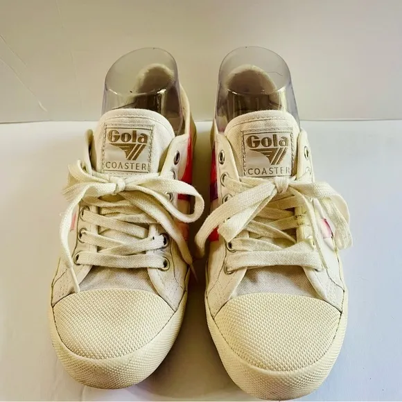 Gola x Madewell White and Pink Sneakers Size 7