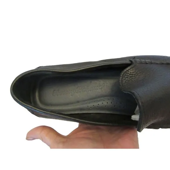 Great Pair of  Tommy Bahamas Nassau Venetian Black Leather Shoes in Sz 10 1/2D