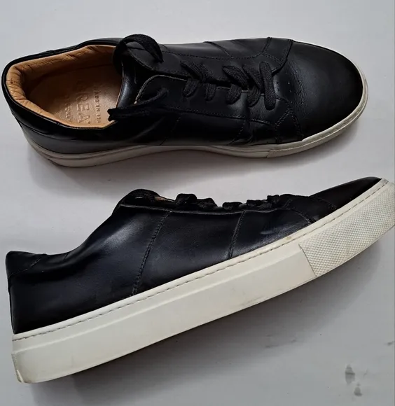 Greats The Royale Men's Black Leather Shoes    Size 8