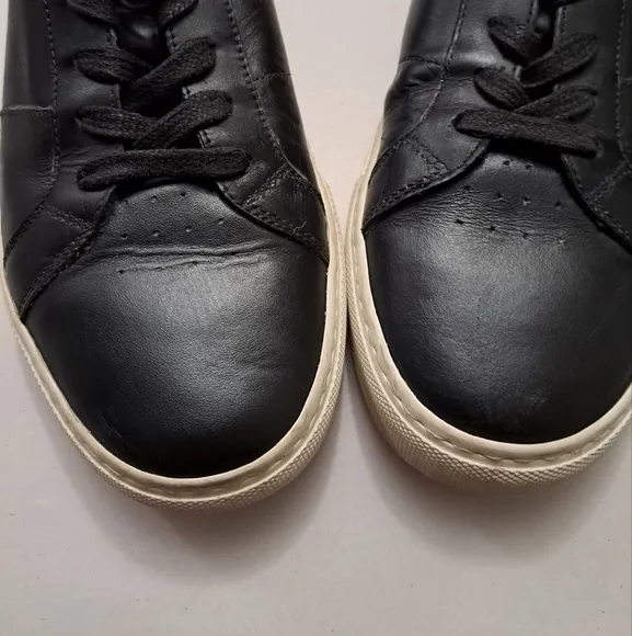 Greats The Royale Men's Black Leather Shoes    Size 8