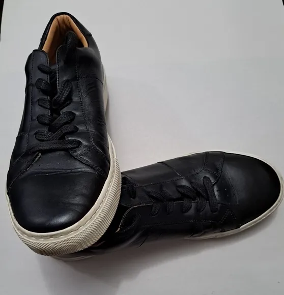 Greats The Royale Men's Black Leather Shoes    Size 8