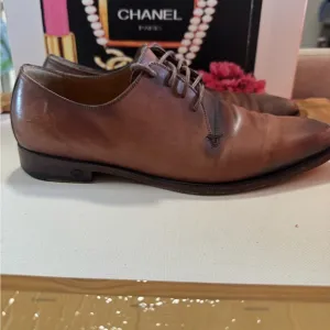 Gucci Brown Leather Oxford Shoes