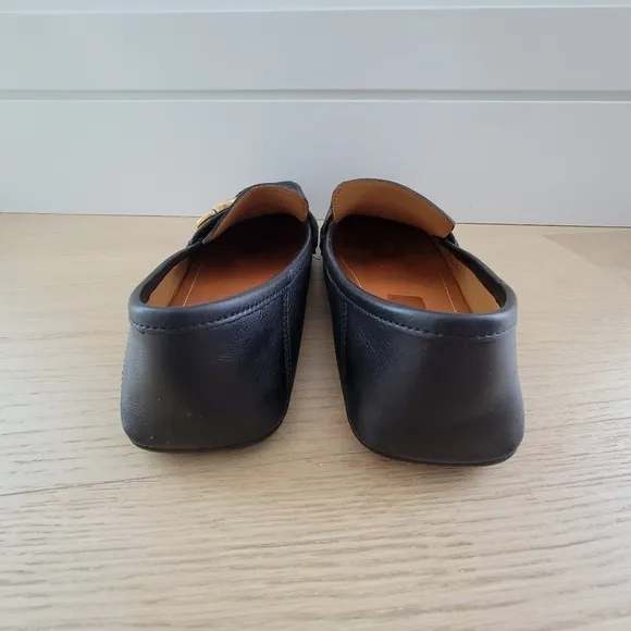 🖤GUCCI GG MARMONT  BLACK LEATHER LOAFER