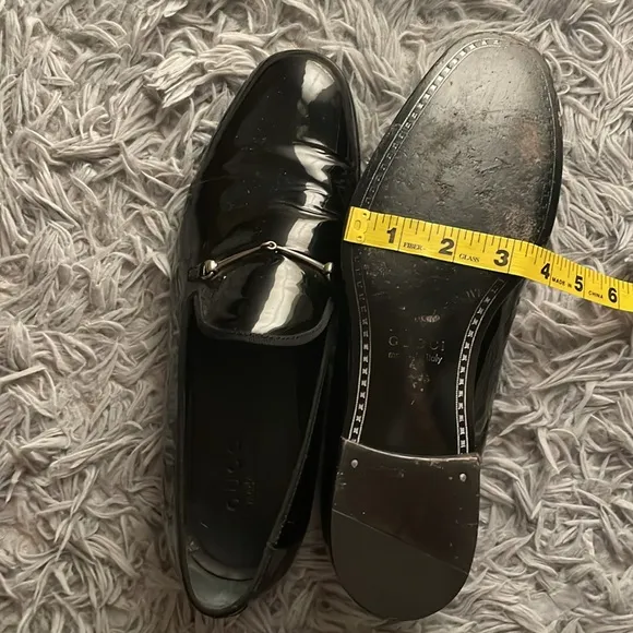 GUCCI Horsebit Loafer in Patent Leather