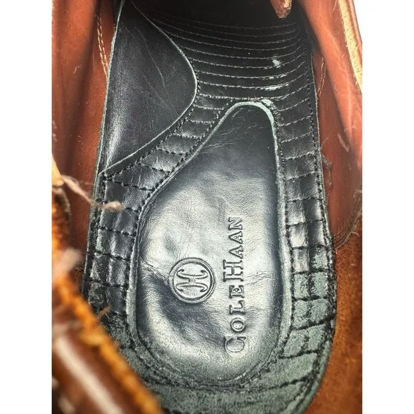 H. S. TRASK Shoes Mens 11 N Oxford Leather Authentic Bison Lace Up U.S.A.