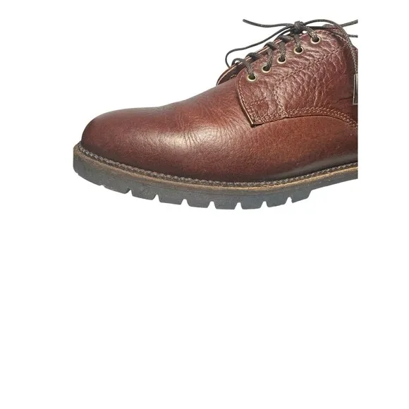 H. S. TRASK Shoes Mens 11 N Oxford Leather Authentic Bison Lace Up U.S.A.