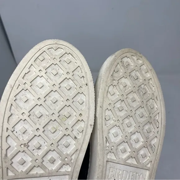 H&amp;M Erdem Multicolor floral embroidery Slip On Flats sz 7