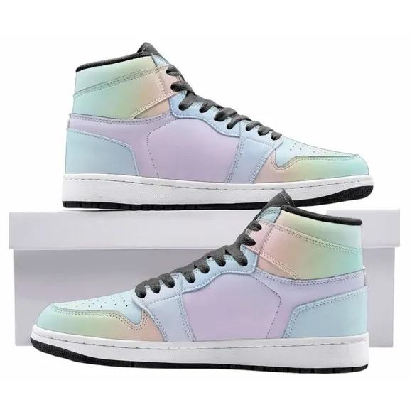 Harlow &amp; Lloyd Unisex sneakers soft rainbow NEW in Box‎ size 40 - M 7 / W 8