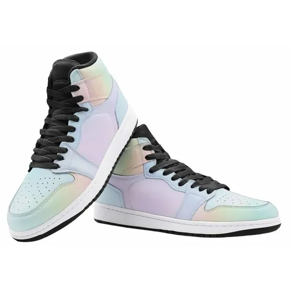 Harlow &amp; Lloyd Unisex sneakers soft rainbow NEW in Box‎ size 40 - M 7 / W 8