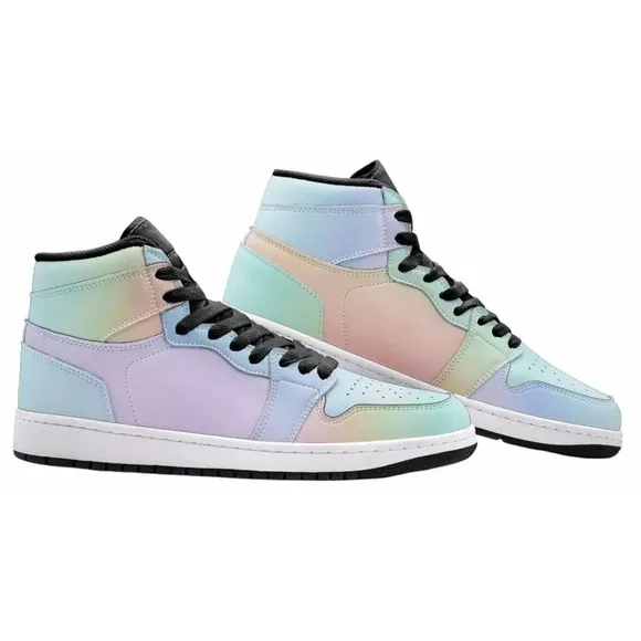 Harlow &amp; Lloyd Unisex sneakers soft rainbow NEW in Box‎ size 40 - M 7 / W 8